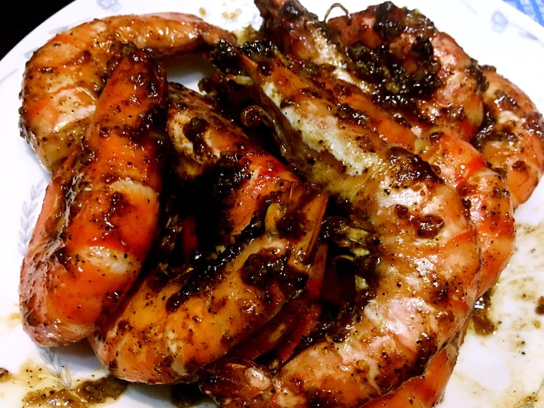 新加坡黑胡椒虾