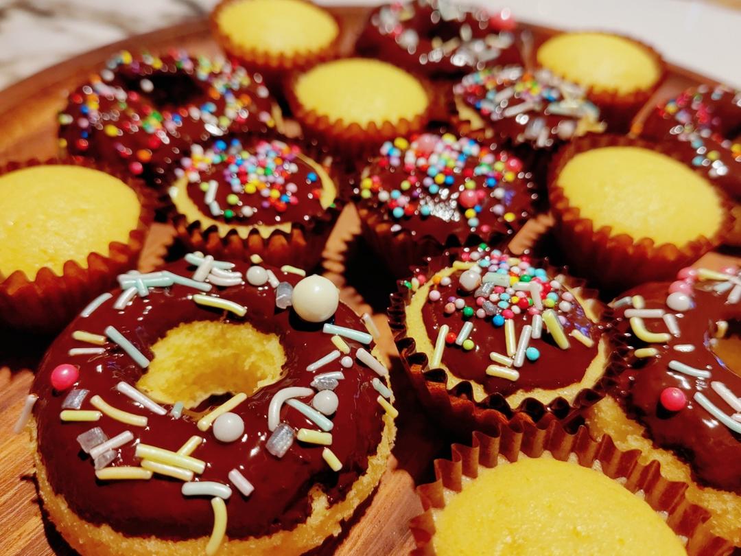 甜甜圈🍩（烤箱版）无泡打粉