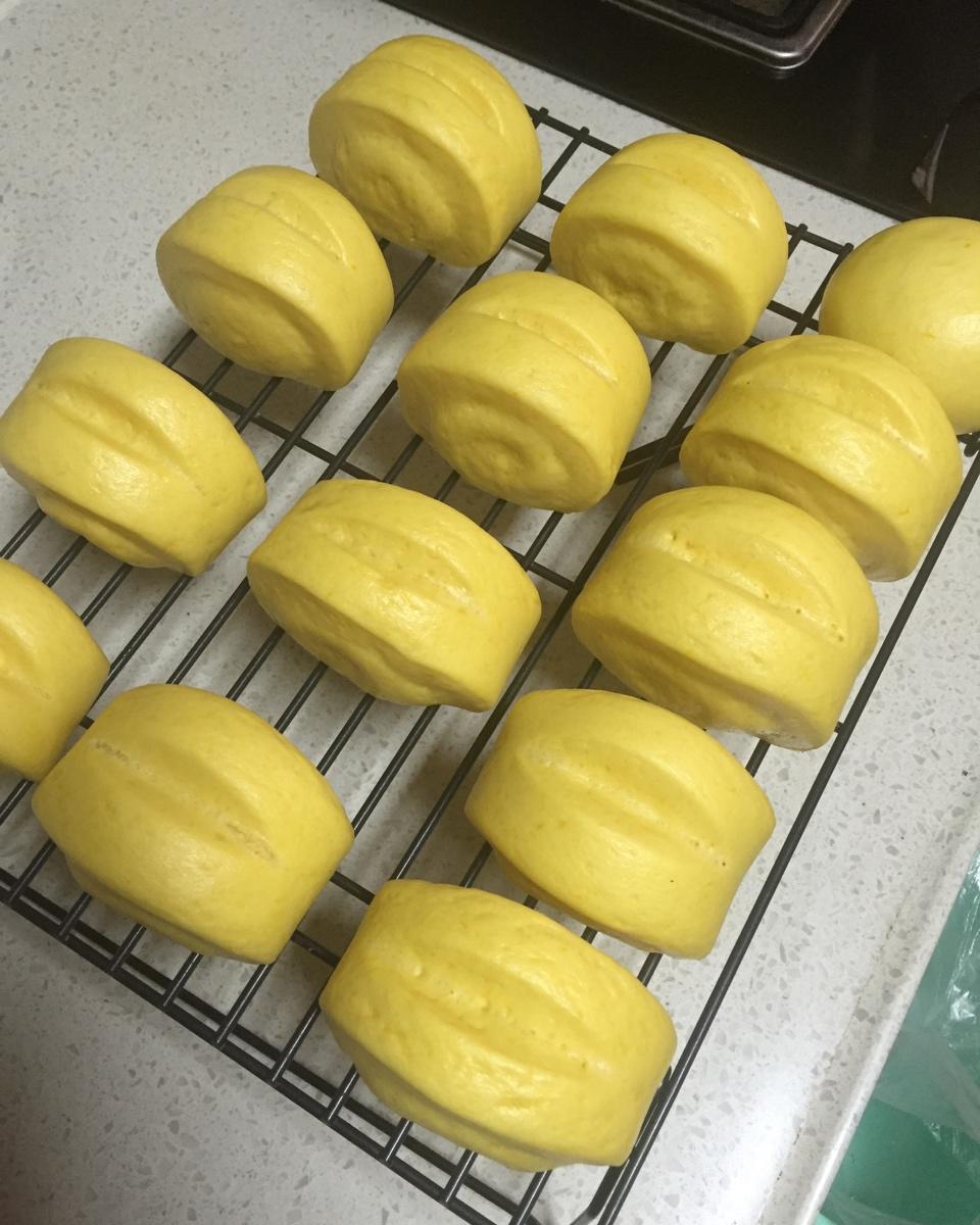 奶香南瓜馒头！我很喜欢！