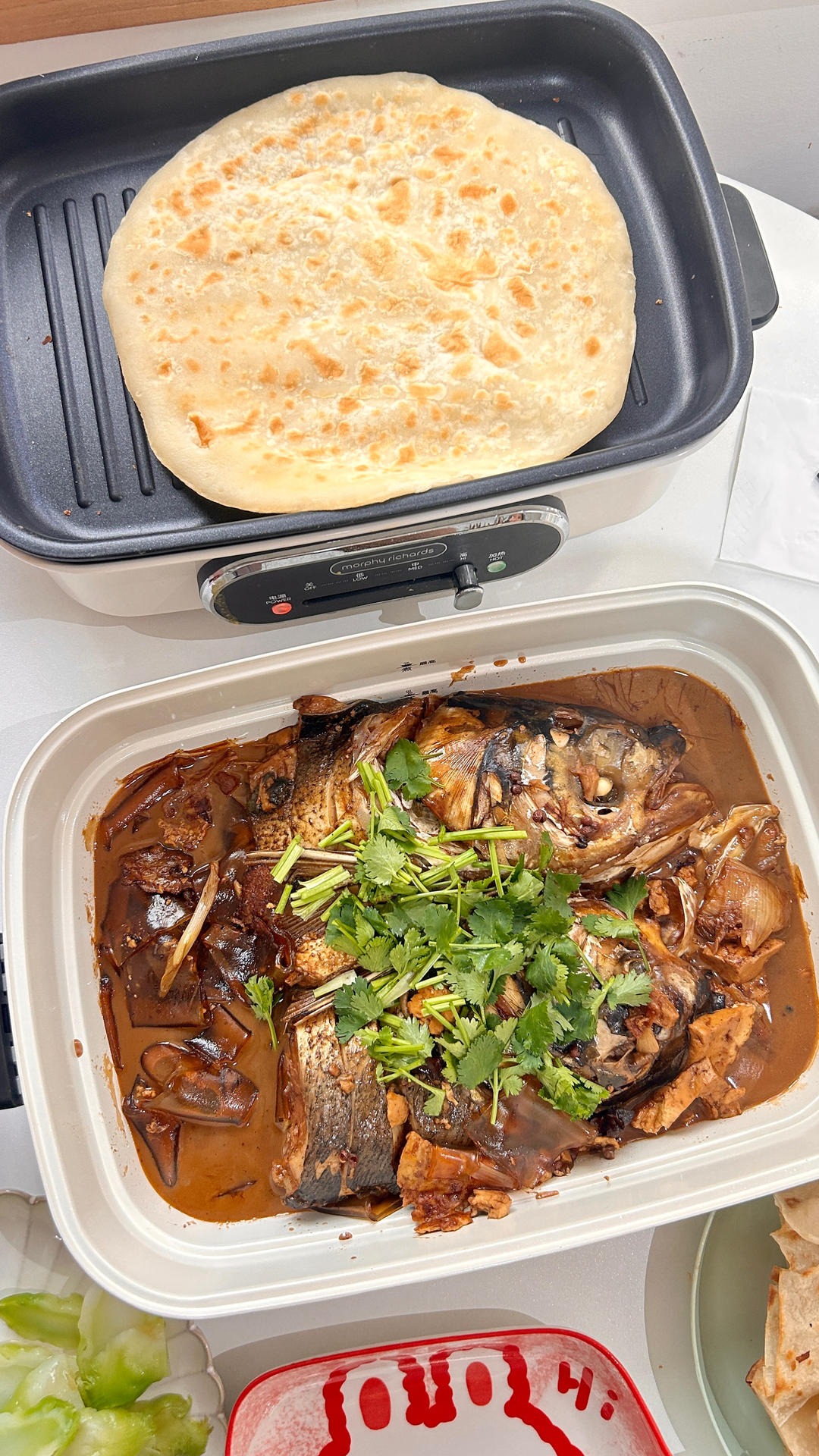 鱼头泡饼 炖鱼头（家庭版旺顺阁）