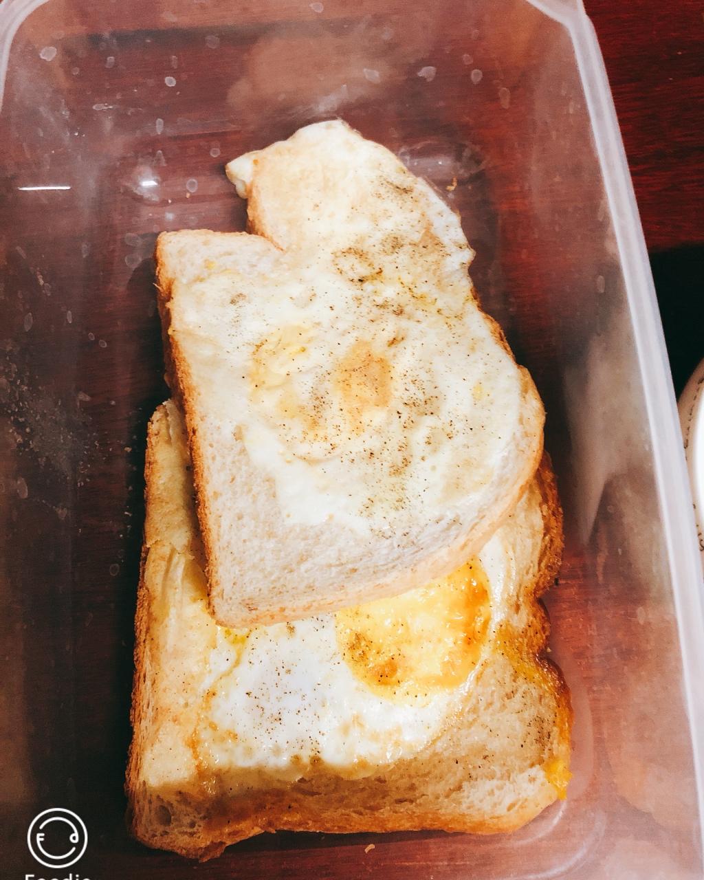 电饼铛版吐司煎蛋