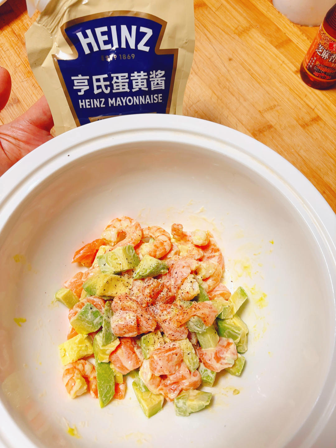 早餐三明治 用亨氏蛋黄酱