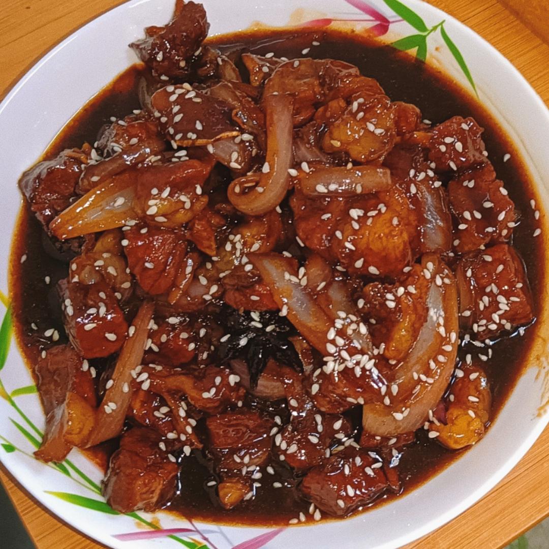 黄焖两样（黄焖牛肉）