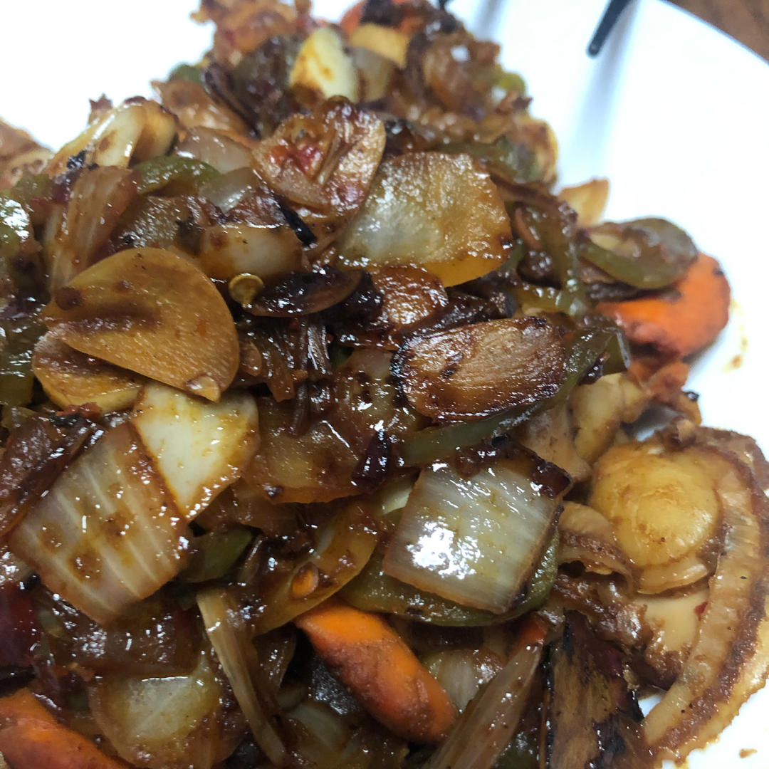 家常小炒扇贝肉