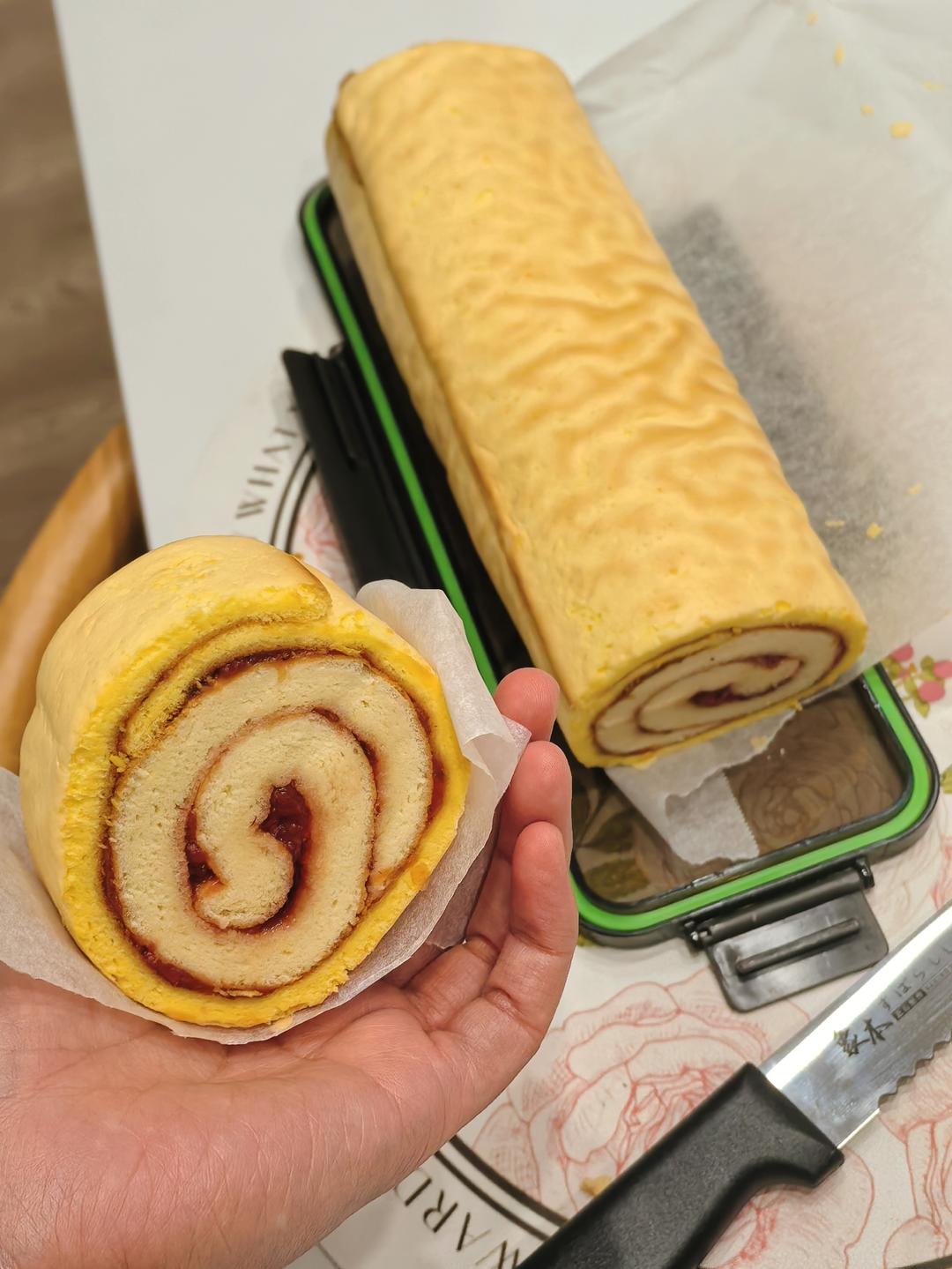 纹路清晰卷不裂❗️好看又好吃的虎皮蛋糕卷❗️