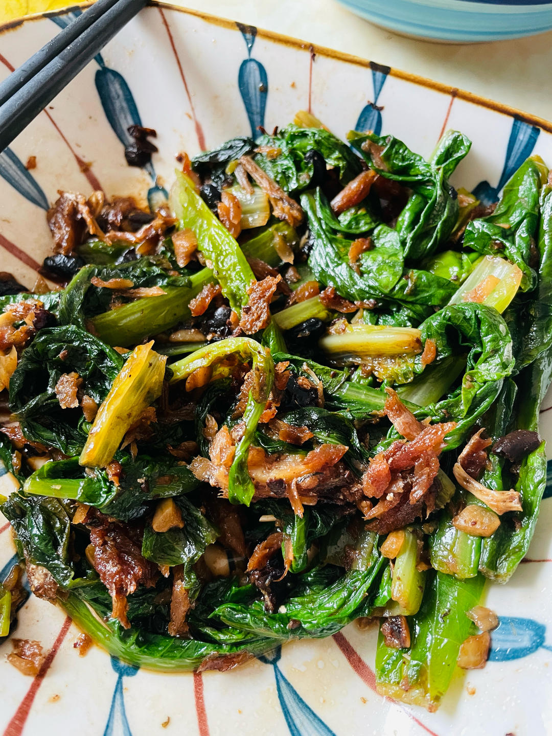 豆豉鲮鱼油麦菜