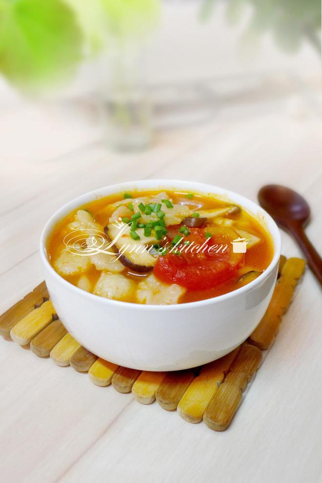 蕃茄香菇疙瘩汤的做法