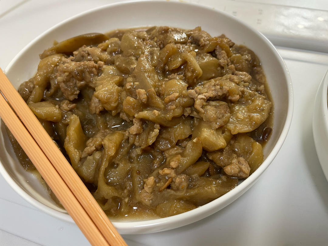 超级下饭酱香味肉末茄子