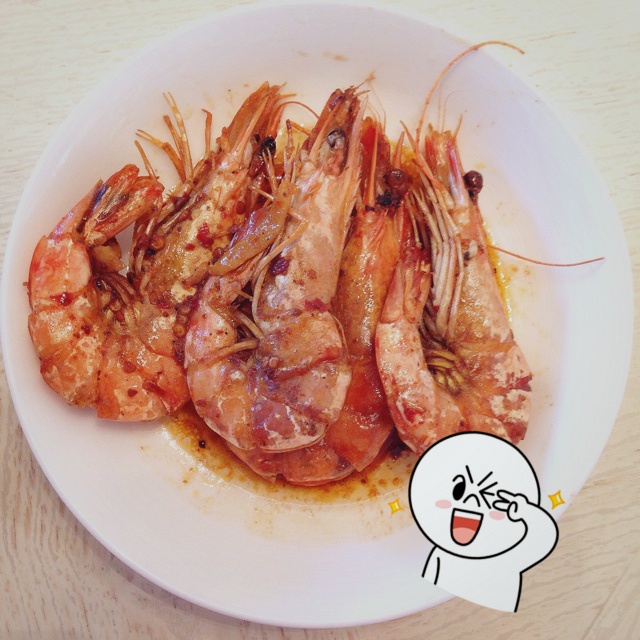 干烧大对虾