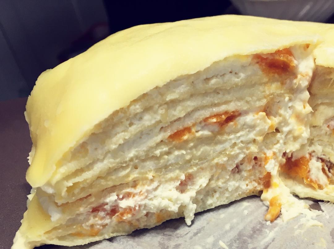 芒果千层蛋糕，100%成功告别煎皮无能