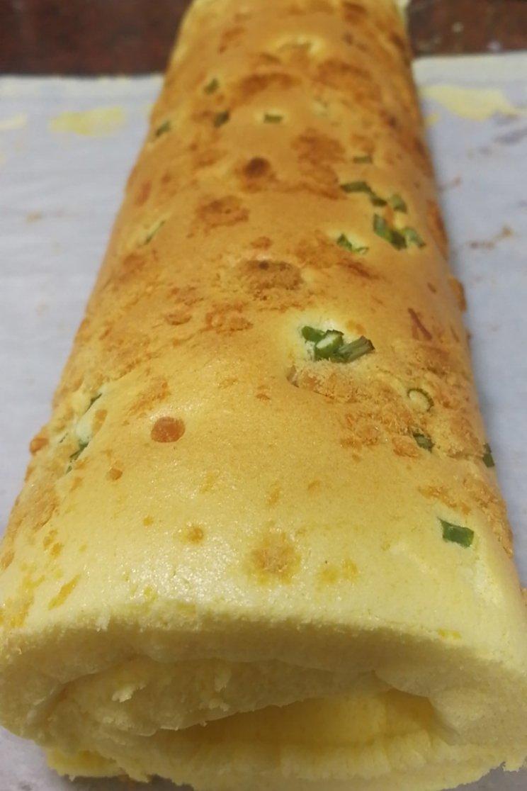 香葱肉松蛋糕卷