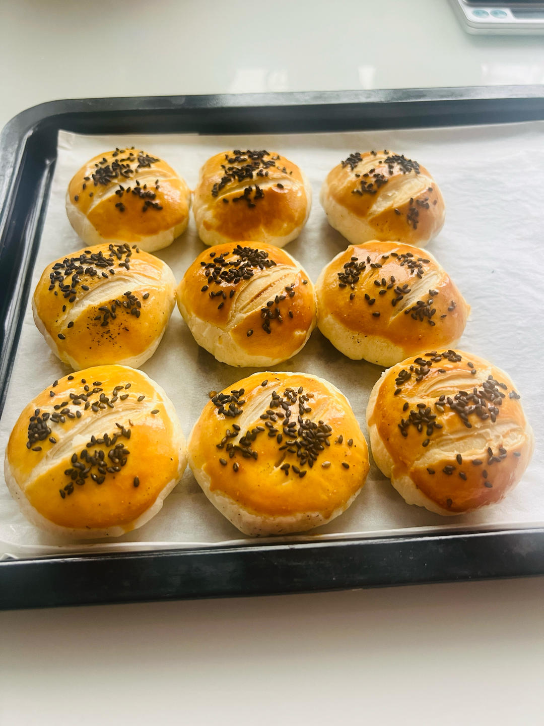 黑芝麻花生酥饼（网红蛋黄酥改良版）