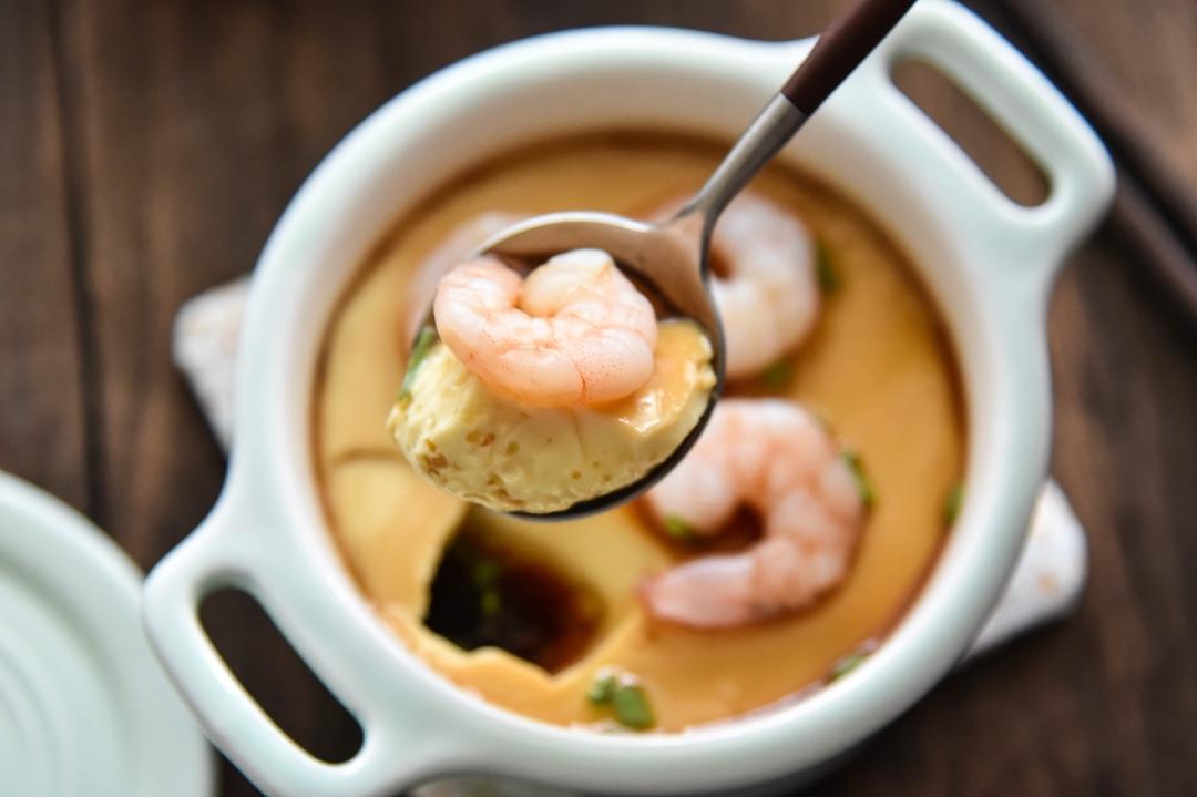 虾仁蒸鸡蛋/肉沫蒸蛋