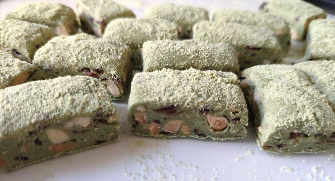 抹茶牛轧糖 （棉花糖版）