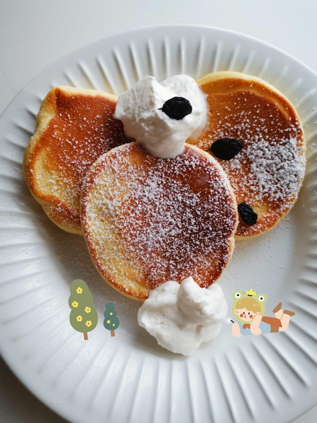 原味无油日式舒芙蕾厚松饼