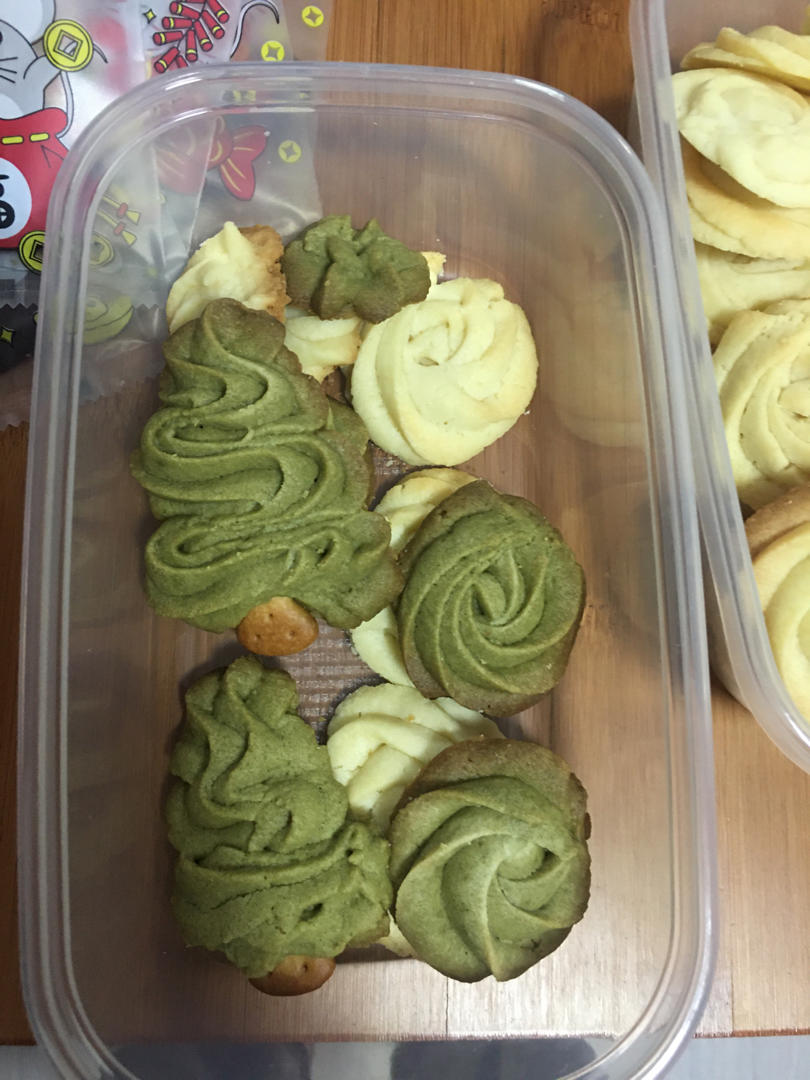 零失败❗️酥到掉渣的三色曲奇