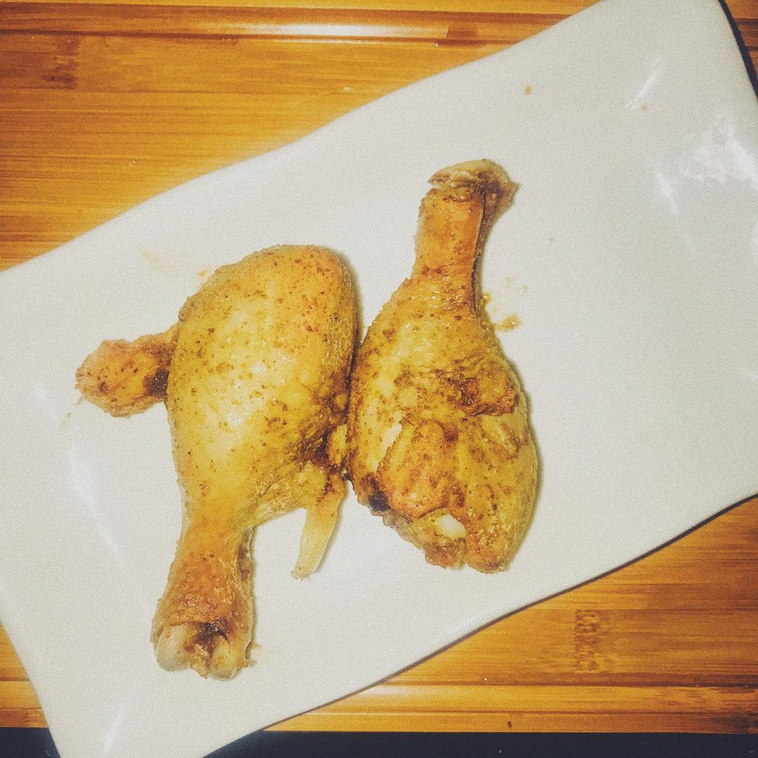 烤盐焗鸡（超简单！）