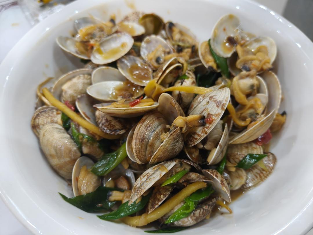 5分钟快手菜❗️秒杀路边摊爆炒花甲～好吃到爆