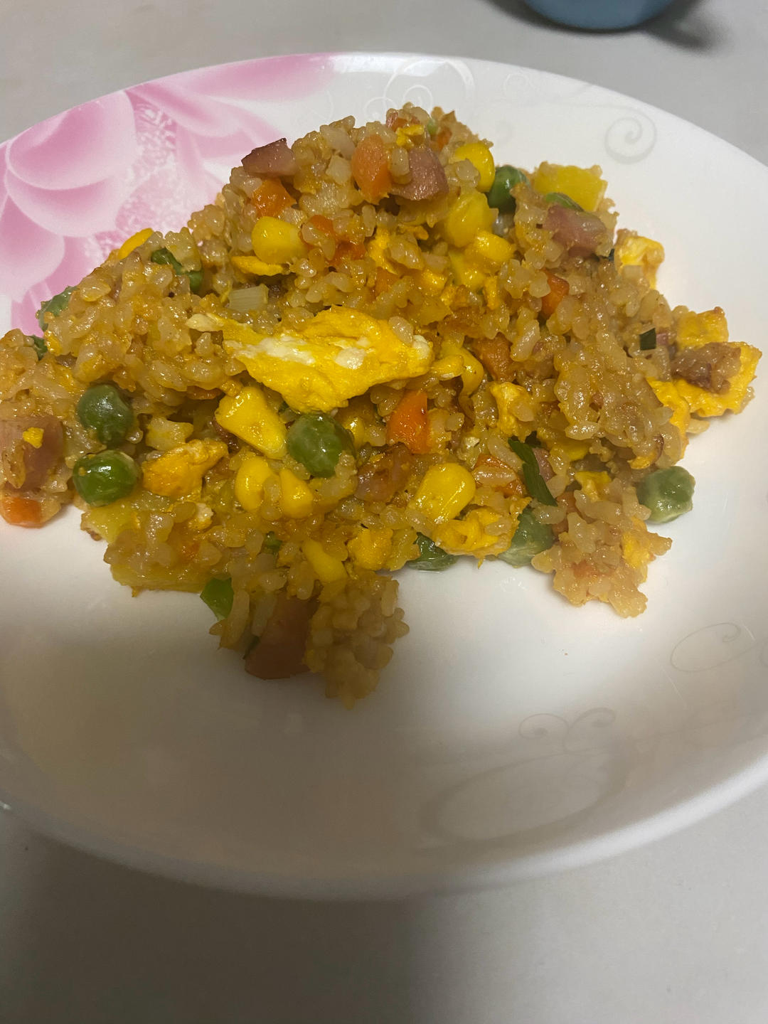 粒粒分明虾仁蛋炒饭