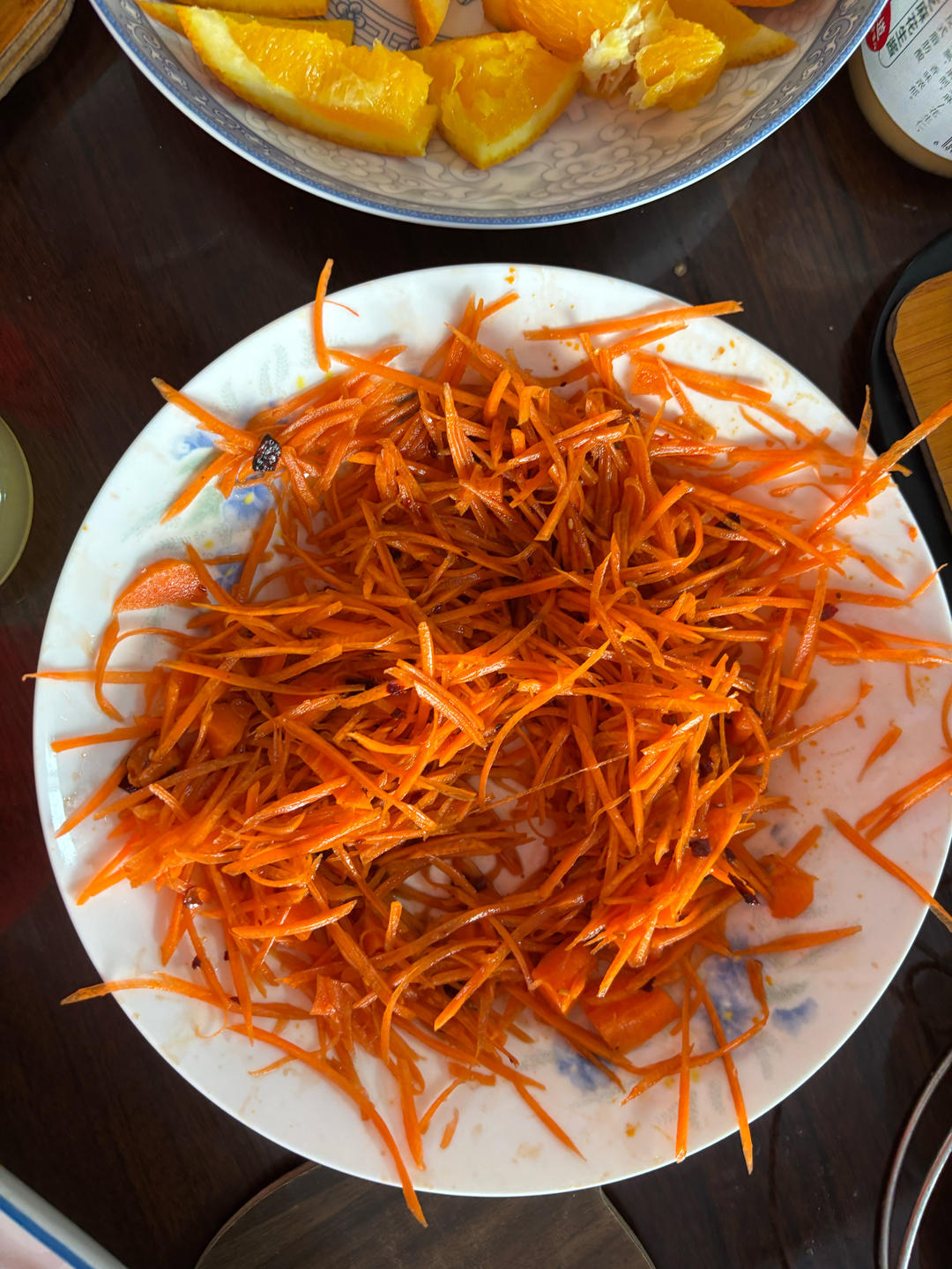 酸甜辣拌胡萝卜