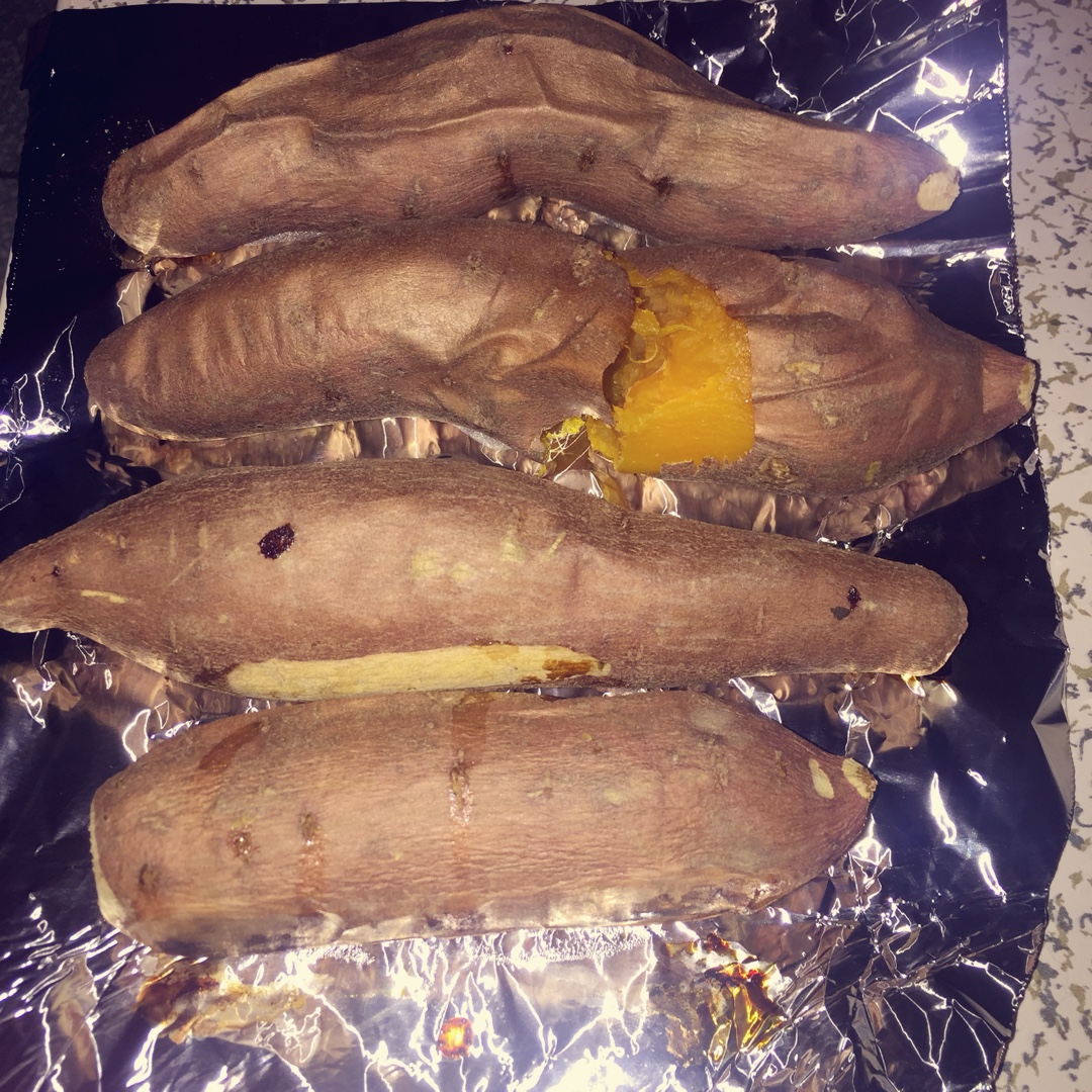 烤箱烤红薯