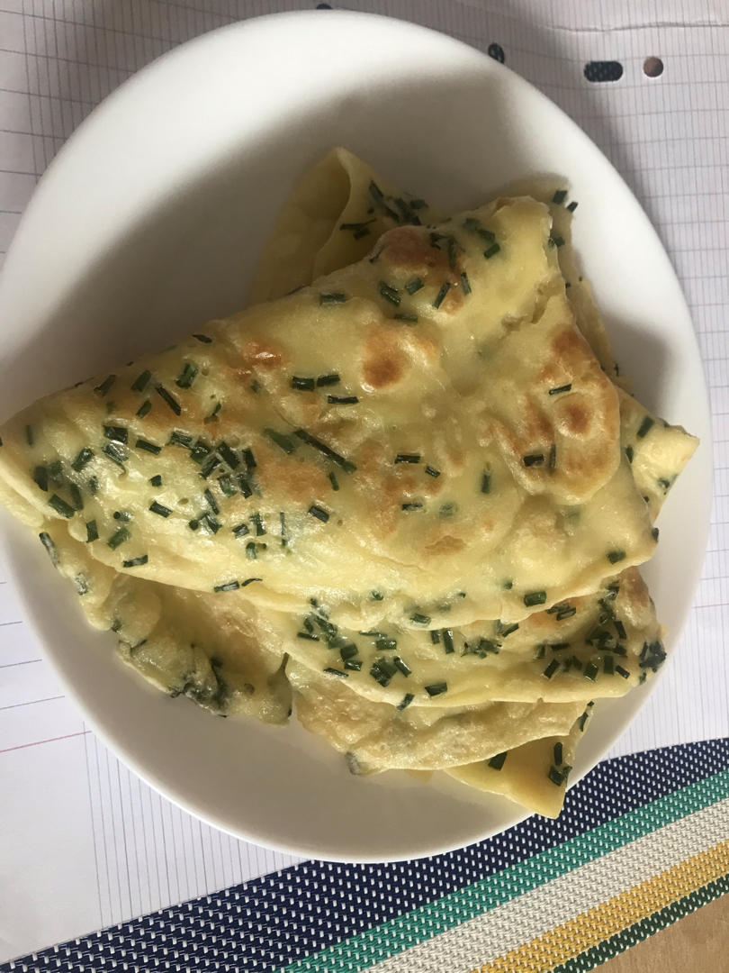 葱花鸡蛋饼