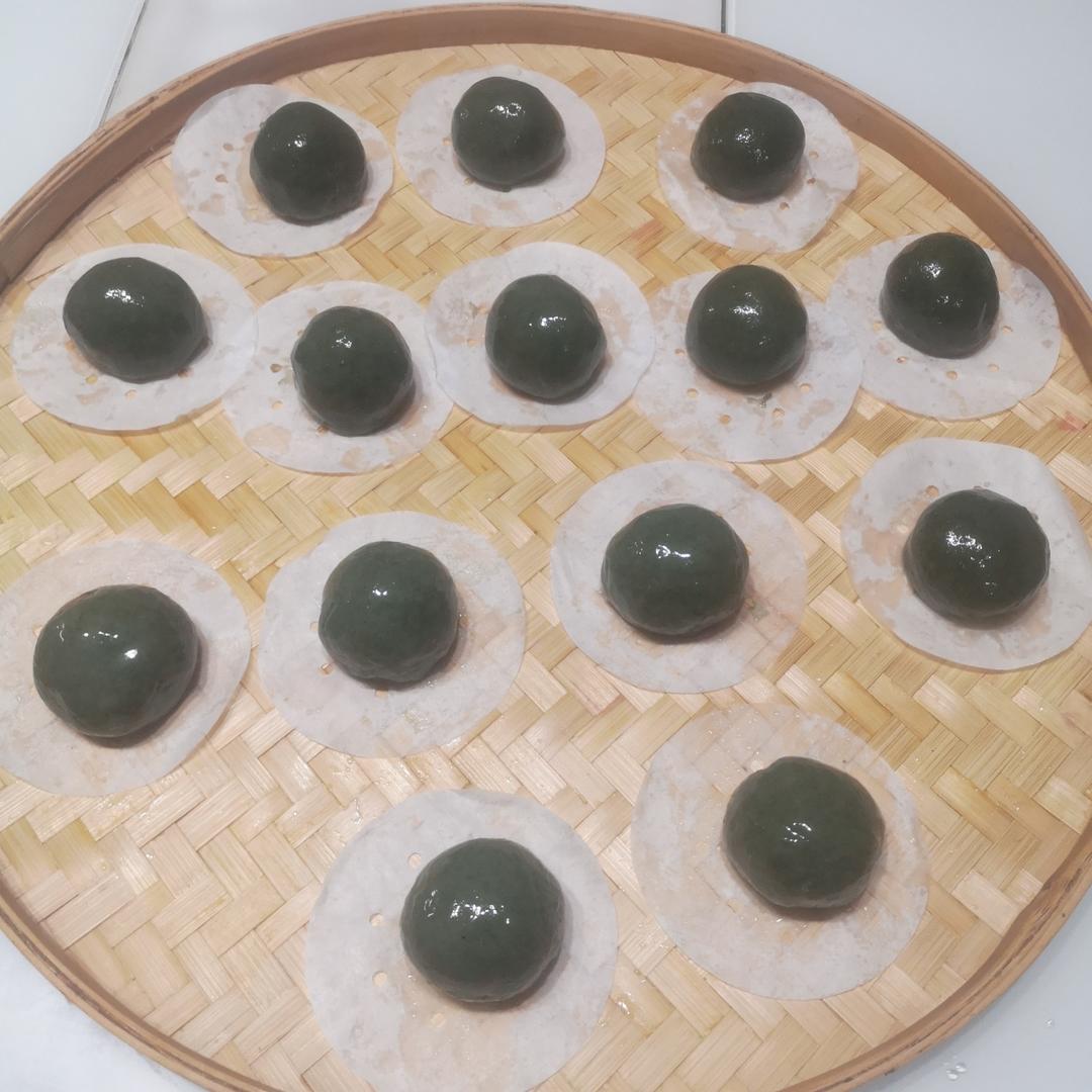 艾草粉青团（不裂不塌隔天不硬）