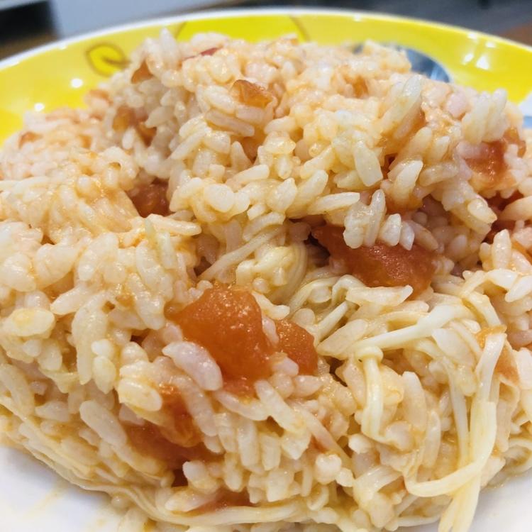 番茄烩金针菇