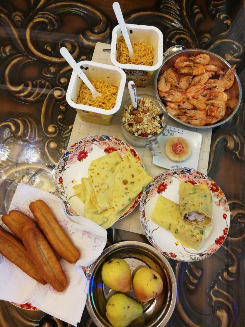 快速早餐鸡蛋葱花饼