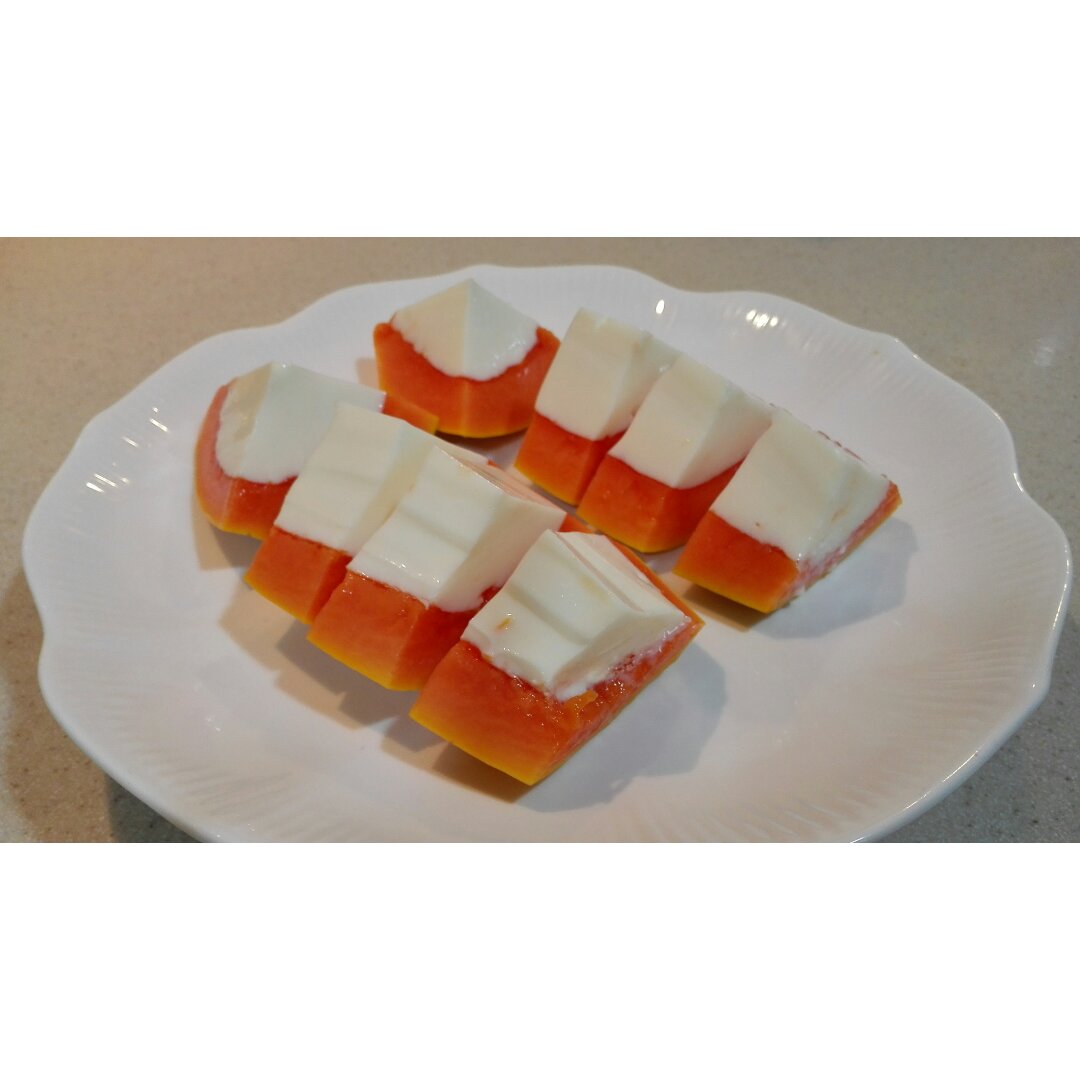 木瓜椰奶冻