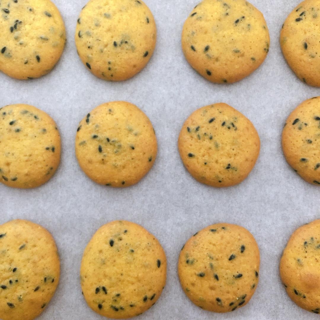 ㊙️零难度🔥芝麻蛋黄饼干‼️香香脆脆超好吃