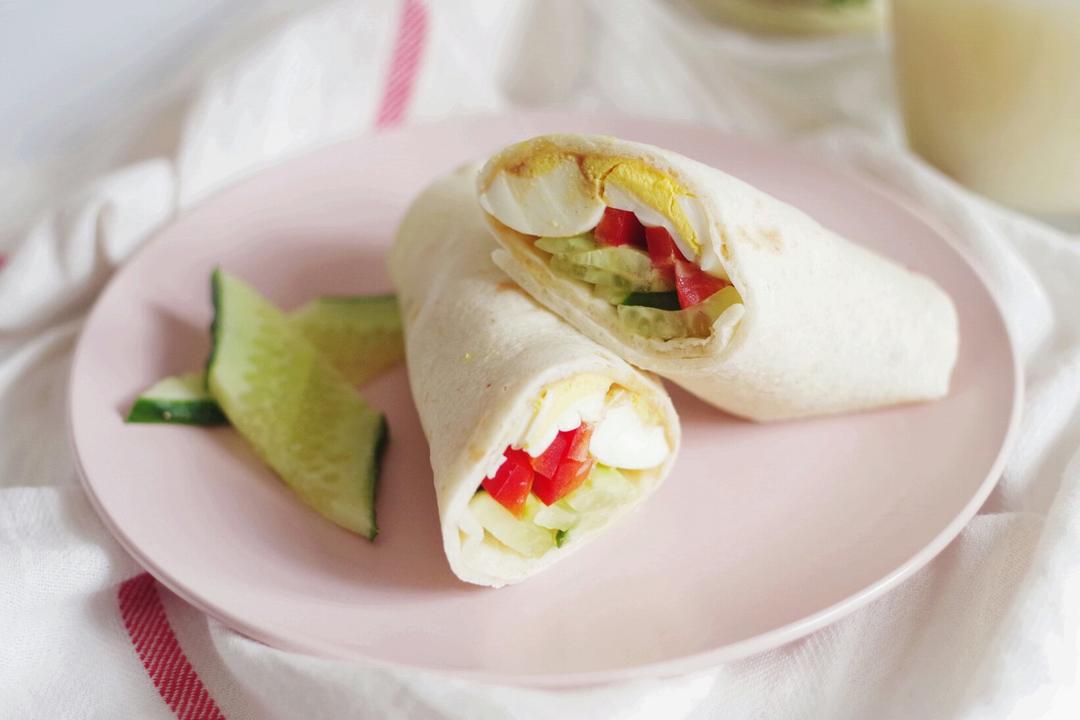 ｛轻食｝拉法卷的完美公式Laffa wrap（附饼皮做法）