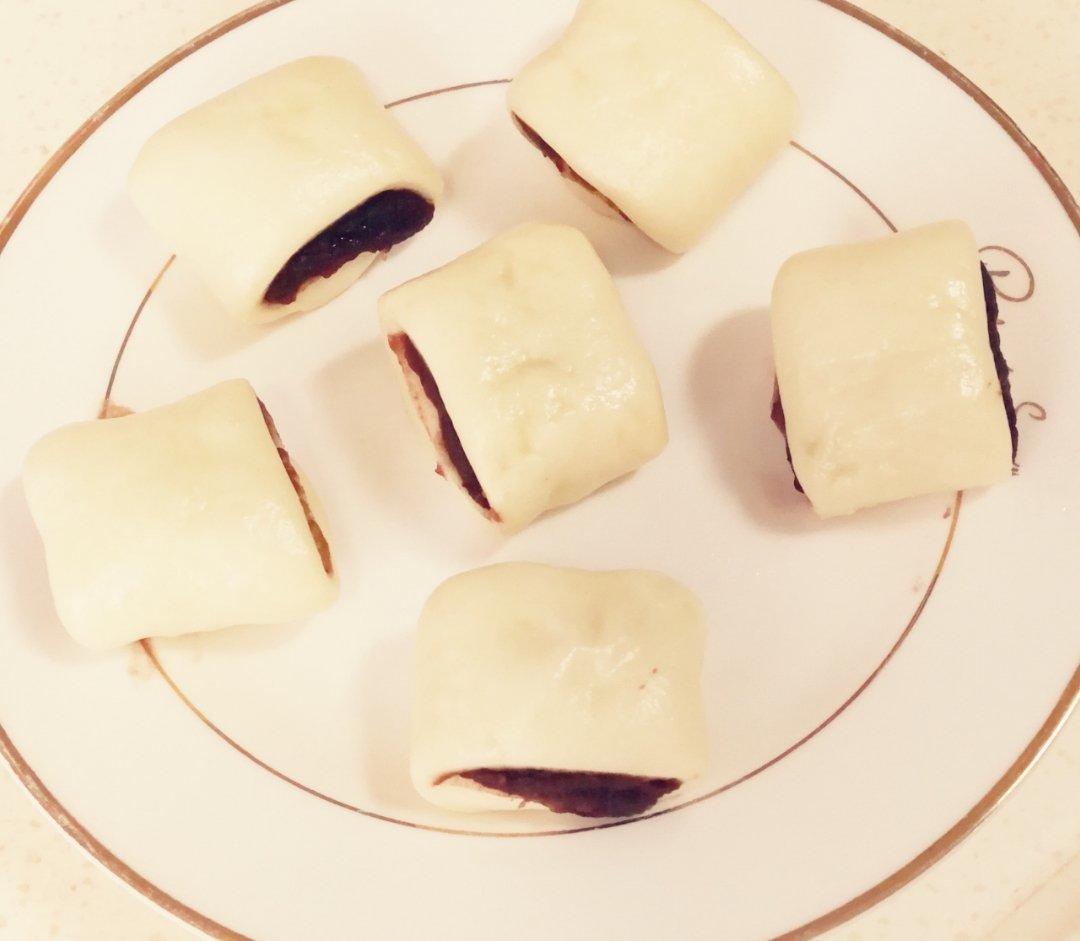 奶香夹心小馒头（一次发酵）