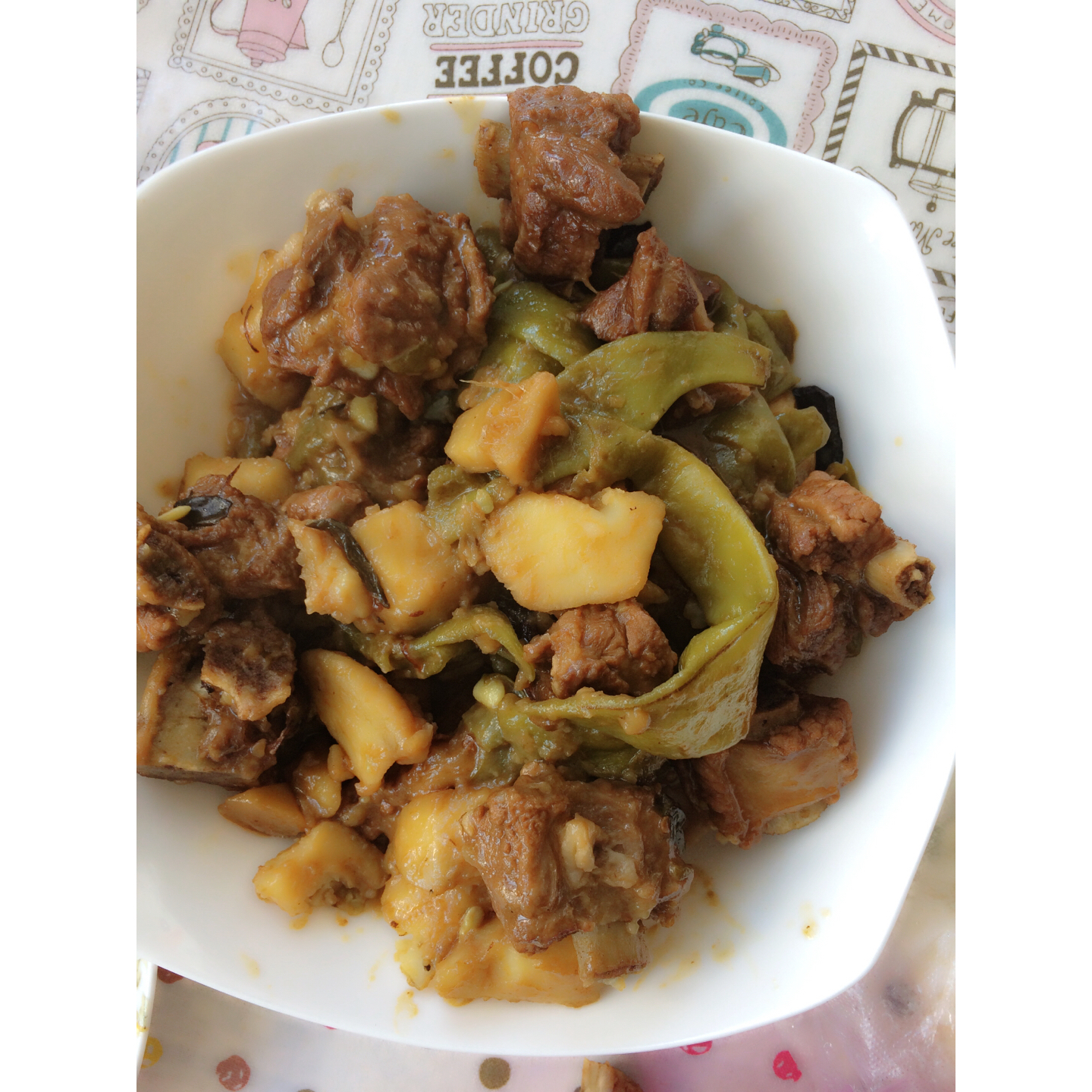 排骨炖豆角
