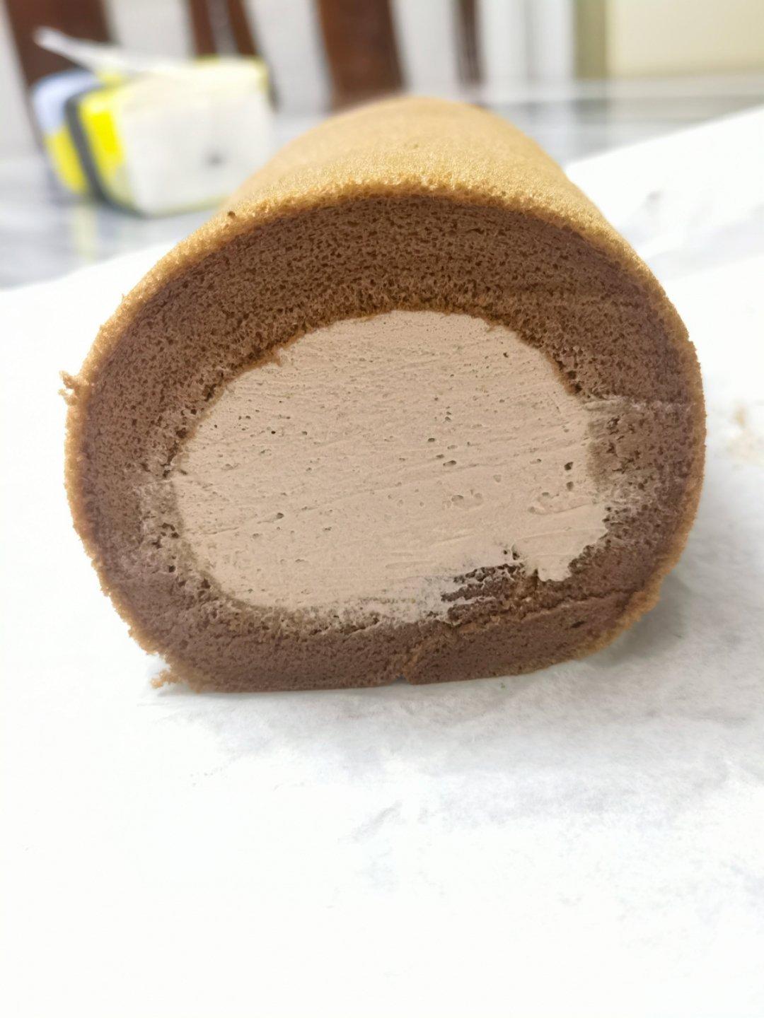 毛巾面可可蛋糕卷‼️变身精致小蛋糕