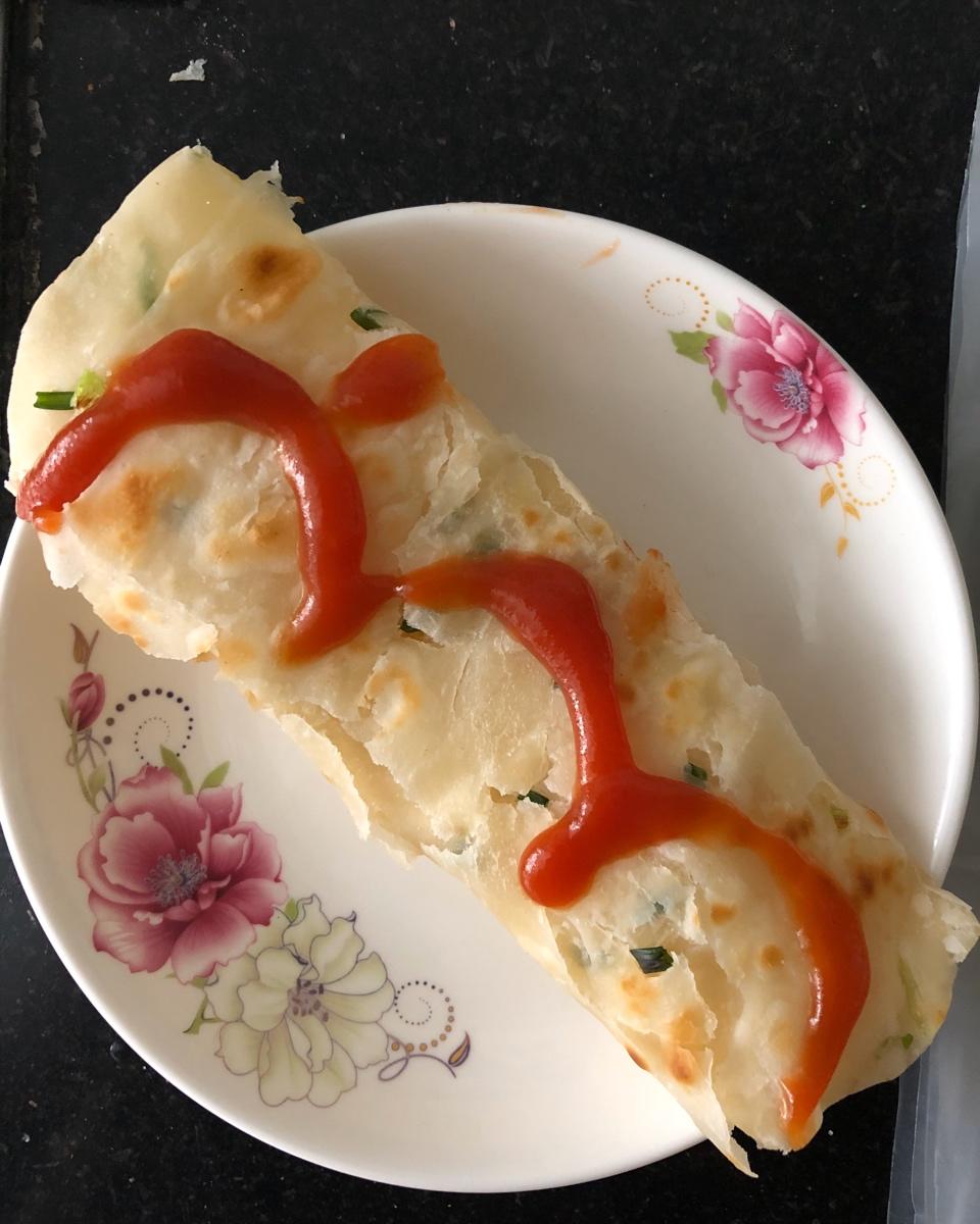 葱香四溢手抓饼