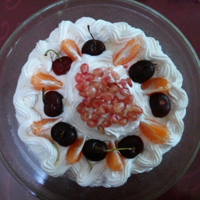 生日蛋糕裱花制作