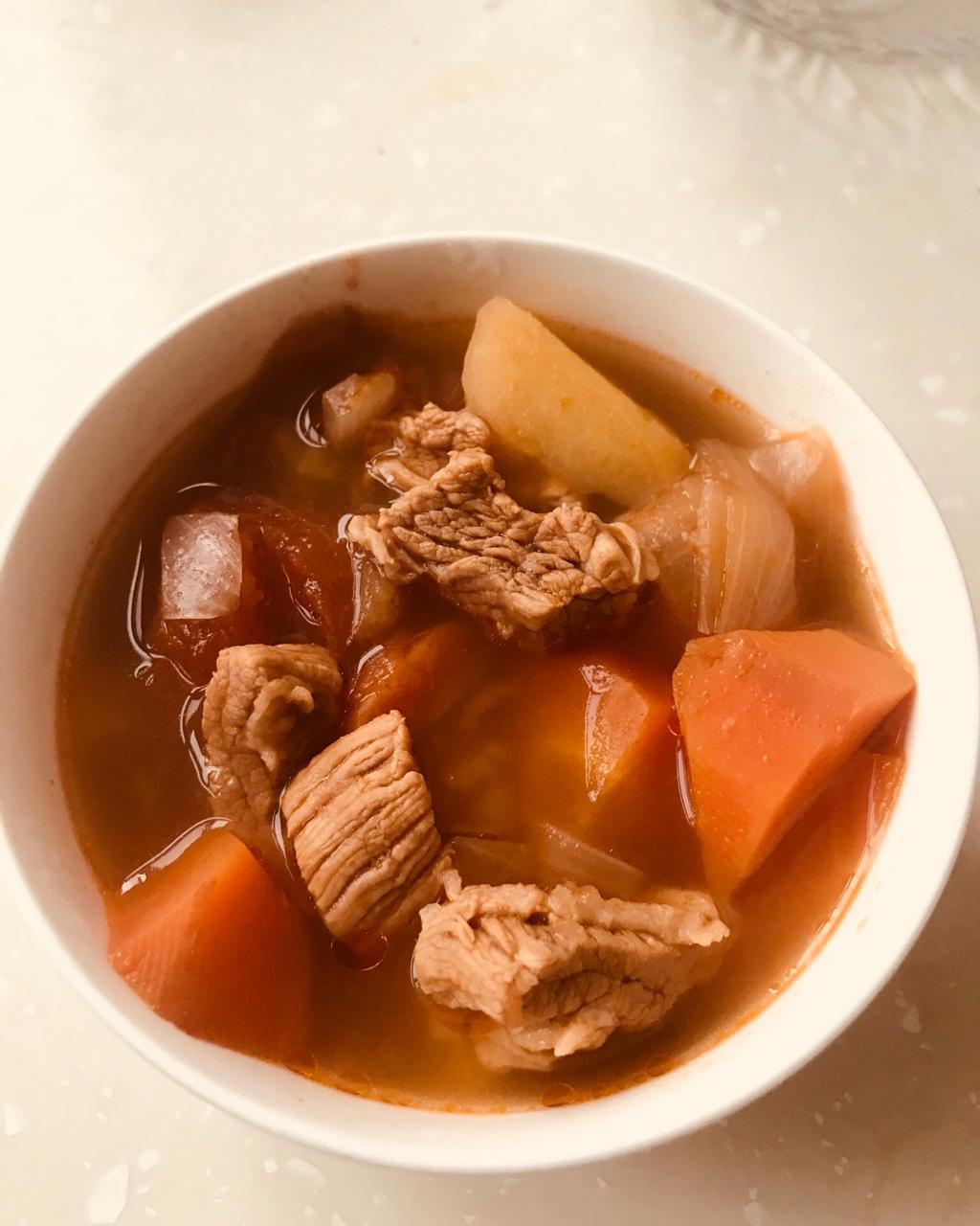 番茄牛肉汤