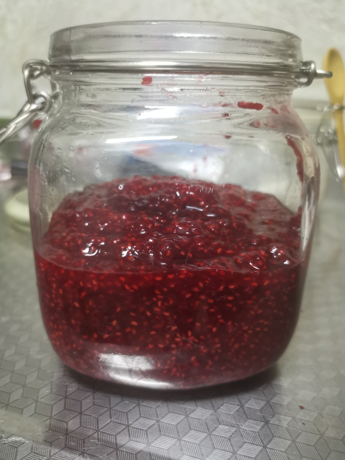 纯手工简易低糖树莓酱的做法 步骤9