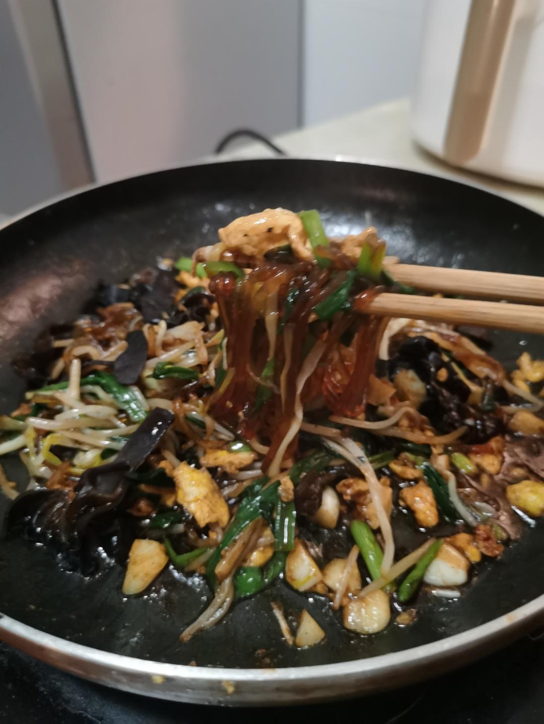 炒合菜～经典的拌饭菜，真的太香了