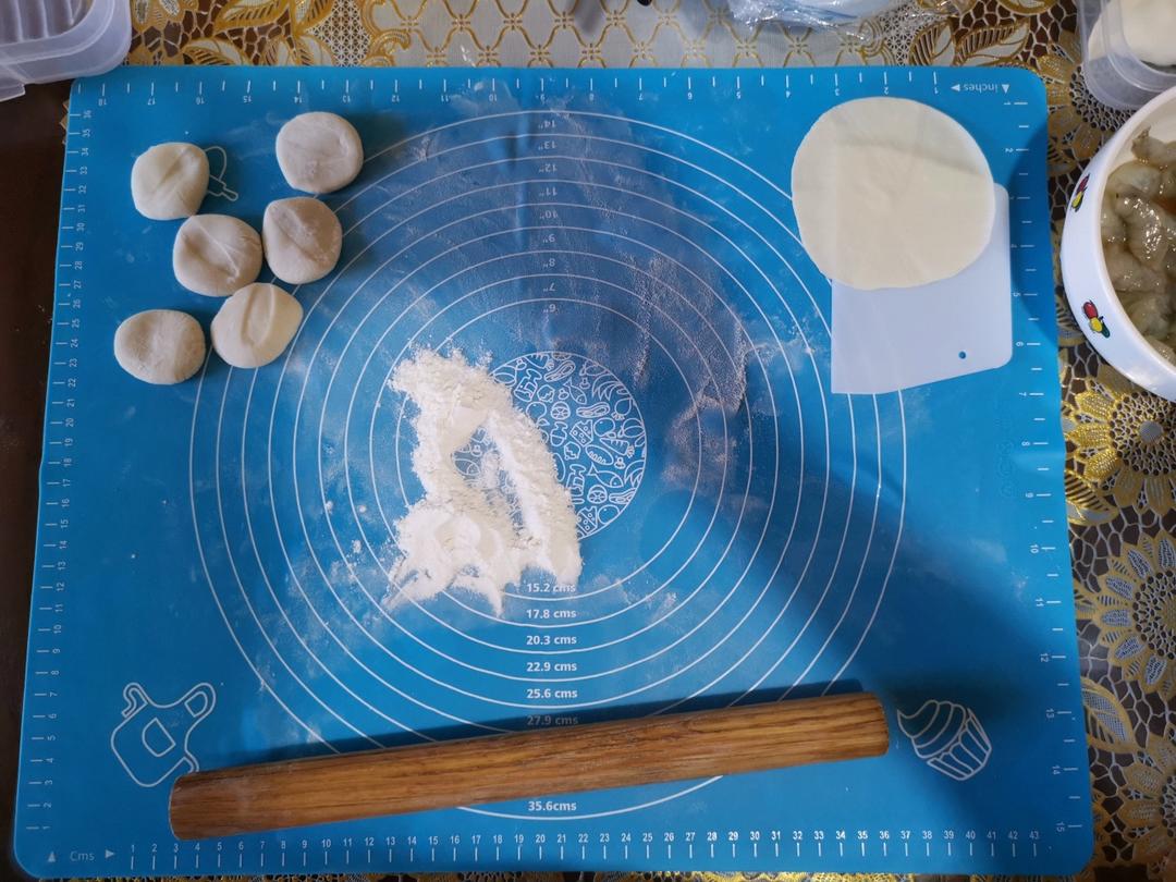 自制喜家德水饺-虾仁韭菜鸡蛋馅