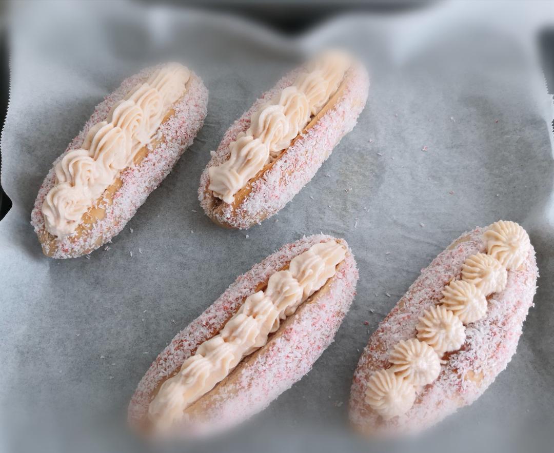 在家也可轻松复刻超火椰香草莓牛乳包