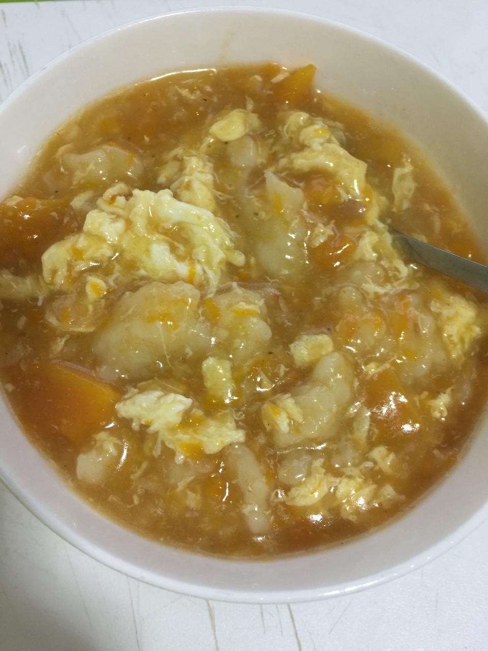 鲜香南瓜疙瘩汤
