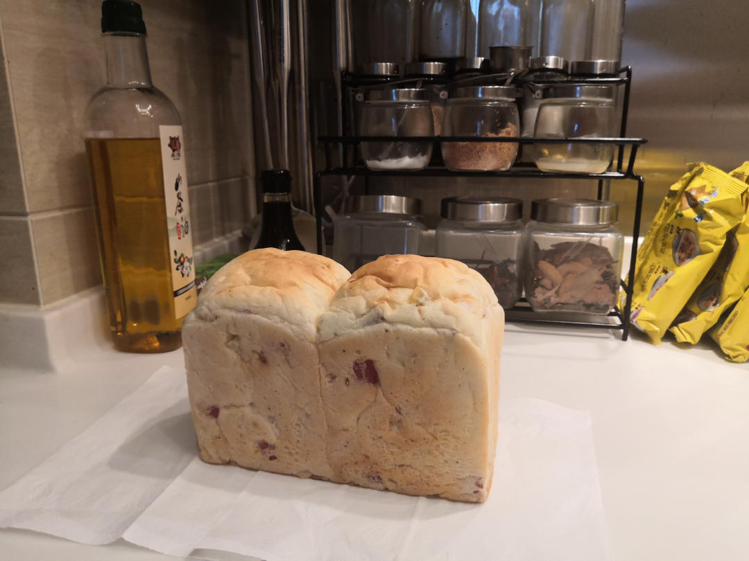 马铃薯培根吐司