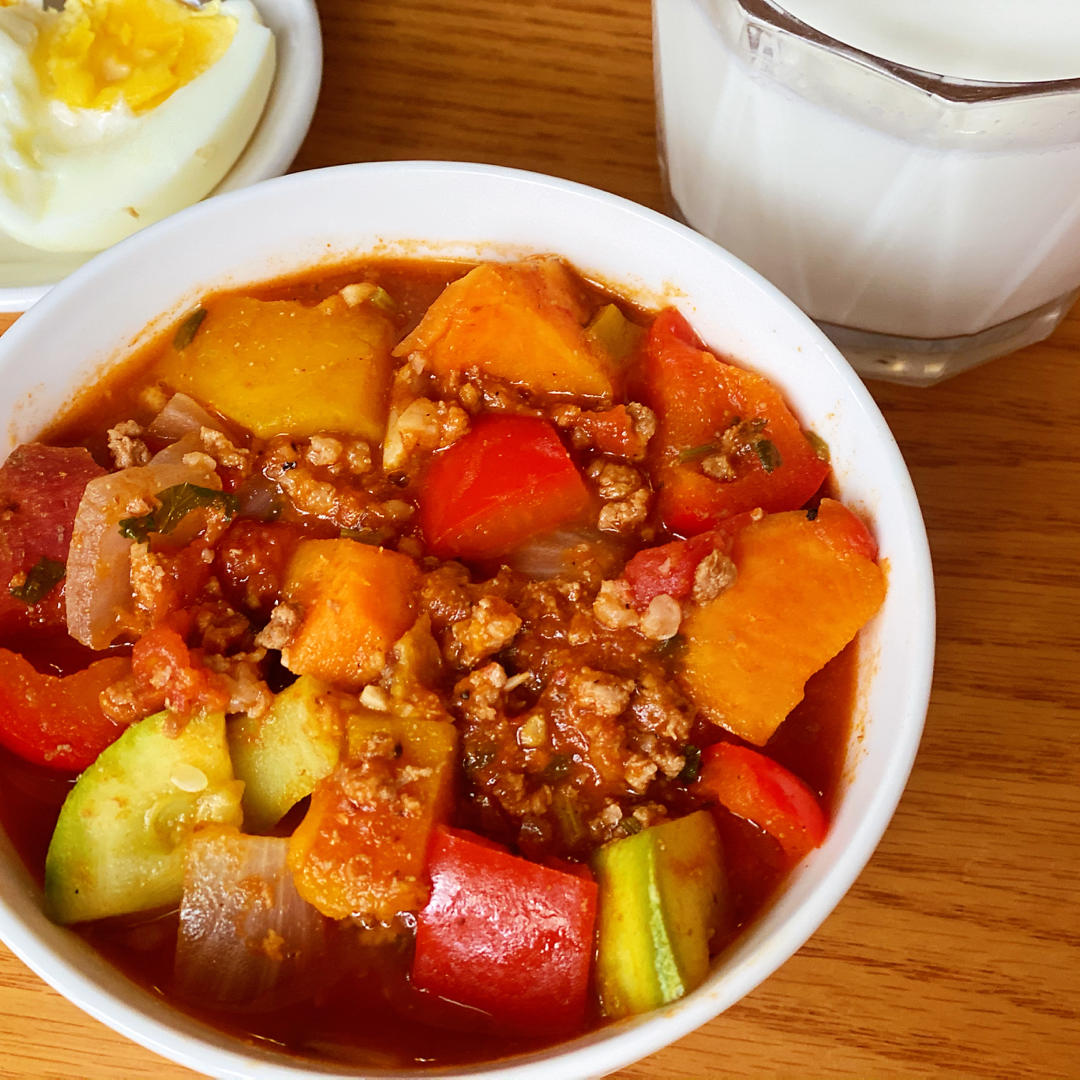 【健康三餐】南瓜红薯牛肉Goulash