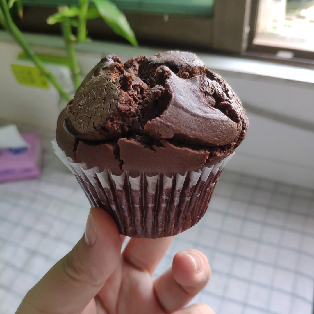 在家做巧克力蘑菇头麦芬蛋糕🍫