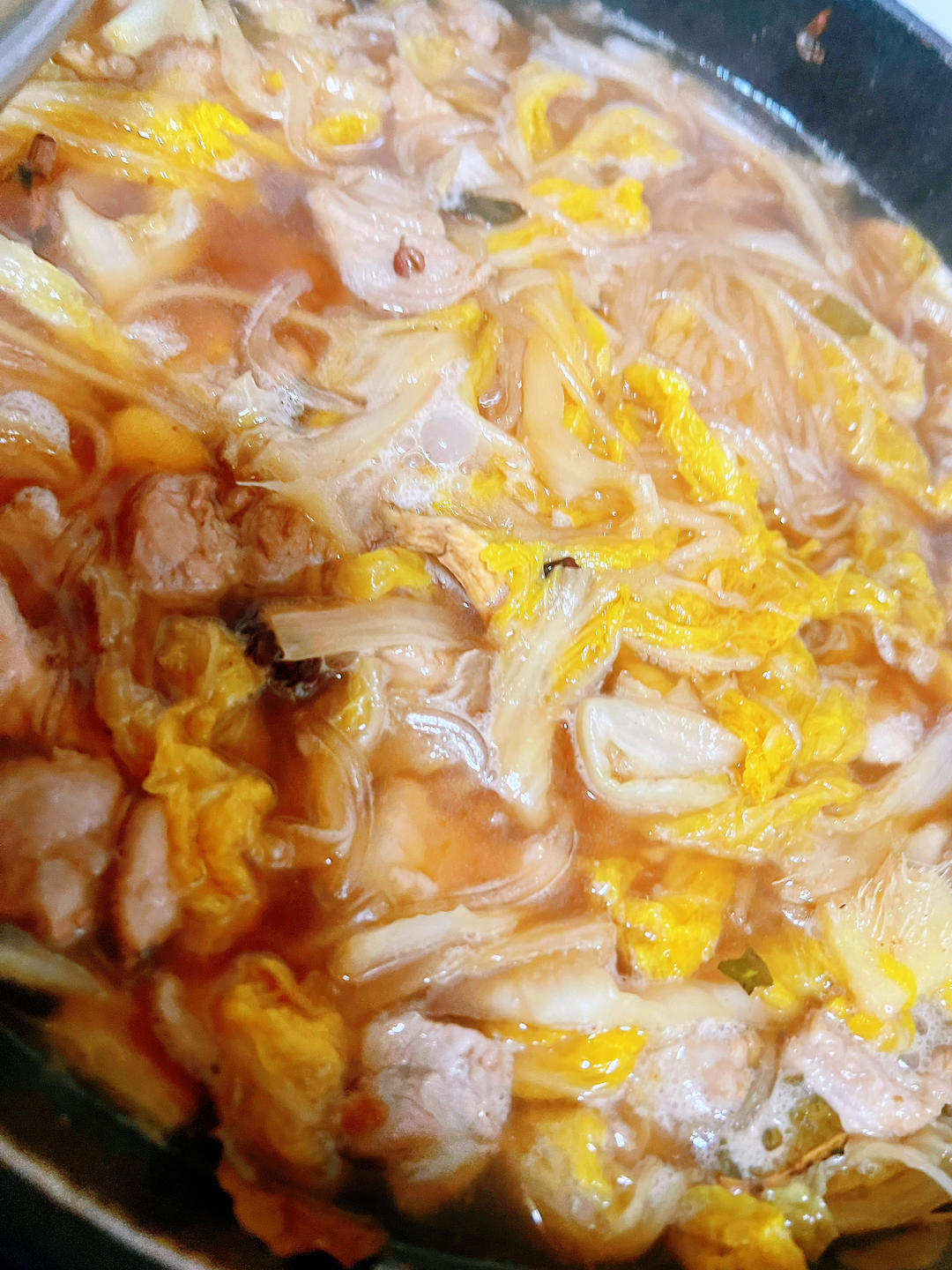 酸菜猪肉炖粉条♨️太香了‼️
