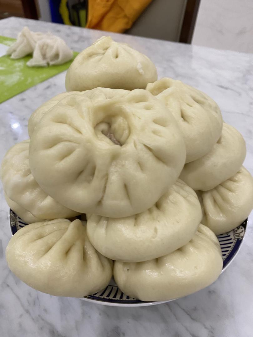 手工包子（肚脐包）
