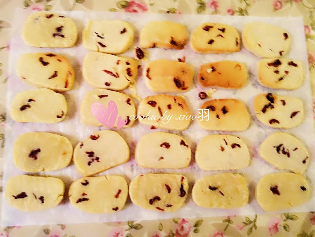低糖少油版蔓越莓饼干