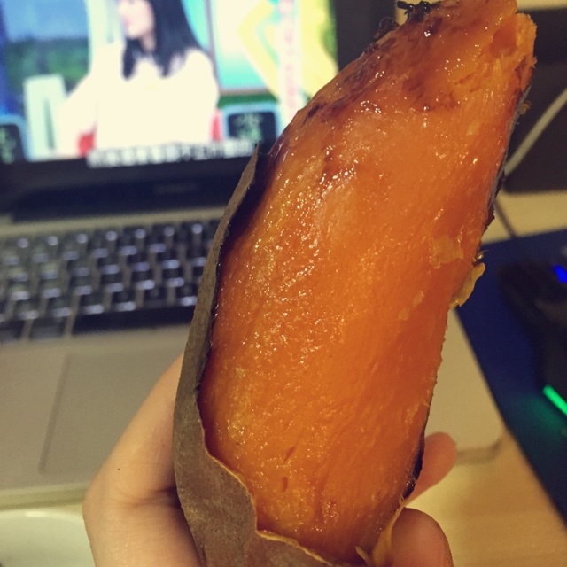 绿绿绿绿绿次元的小宇宙做的烤红薯烤箱版